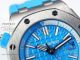 AP 15710 Blue Dial Blue Rubber Strap Replica Audemars Piguet Royal Oak Offshore Diver Mens Watch (5)_th.jpg